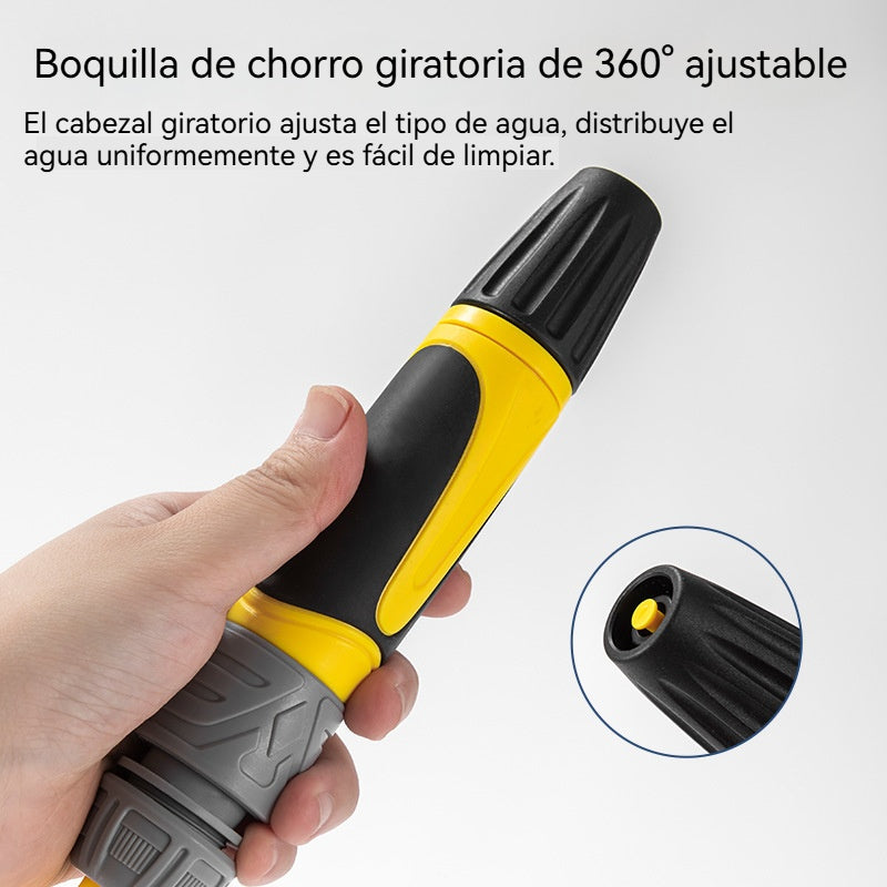 🚿[Juego de 4 piezas]💧 Pistola de agua a alta presión: lavado de autos, jardín, 10 veces más presión, multimodo ⚡