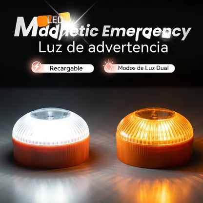 🚨 Luz de advertencia de emergencia LED magnética