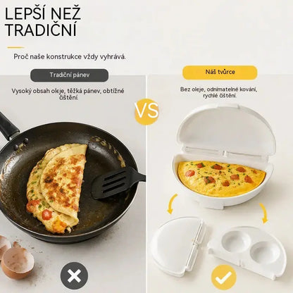 🥰2 kus 560 Kč🥳Skvělá nabídka pro rok 2026🥳💞Vařič vajec a omelet 2 v 1