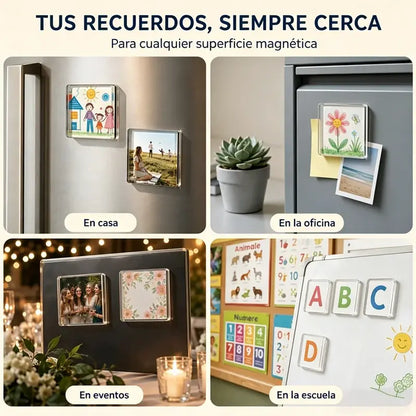 🧲✨ Kit DIY de Imanes para Nevera Transparentes | Crea Tus Propios Recuerdos