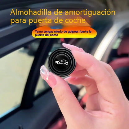 【20 pieza】Almohadillas universales amortiguadoras para puertas de coche, almohadillas elásticas de silicona anticolisión.
