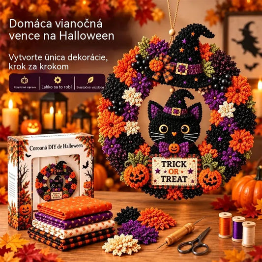 ⏰ POSLEDNÝ DEŇ! Zľava 50 % ✨ Vytvorte si vianočný veniec, ktorým sa budete s hrdosťou pýšiť 🎄❤️ Kreatívna súprava (technika vkladania látky do 3D základu) vrátane návodu a inštrukcií.