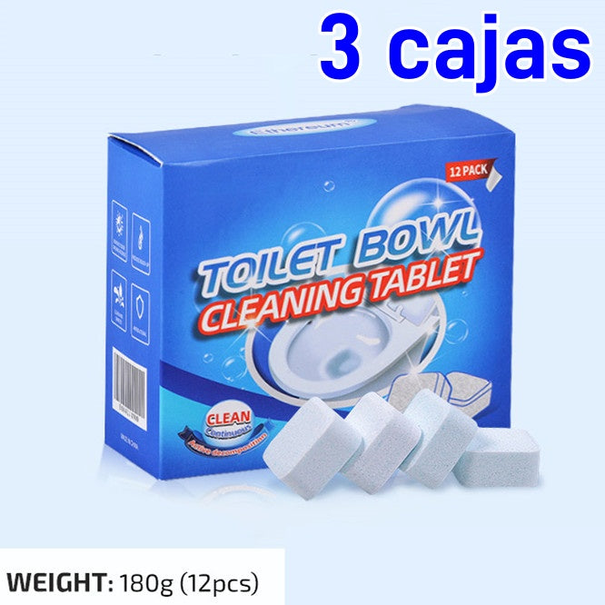 【🏆36 piezas】Poderosas pastillas efervescentes para limpiar inodoros: dejan fragancia, eliminan la cal, reducen el amarilleo y eliminan los olores.