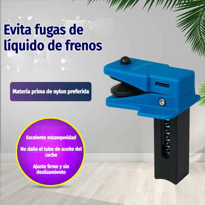 🚗 🔧【1 juego de 4 piezas】Abrazadera de corte de líquido de frenos: evita fugas de líquido de frenos
