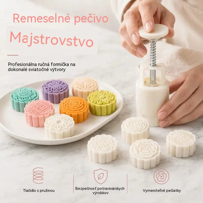 【1 forma so 4 kvetinkami】✨😍Sada foriem na ručné lisovanie cesta, kreatívne formy na pečenie
