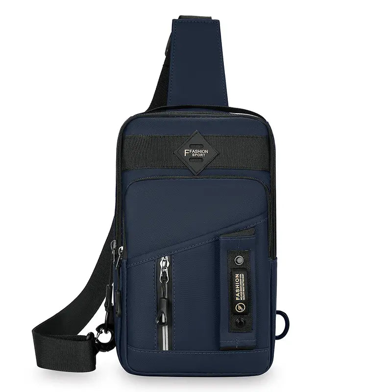 🔥Bolso de hombro impermeable con cremallera para hombre