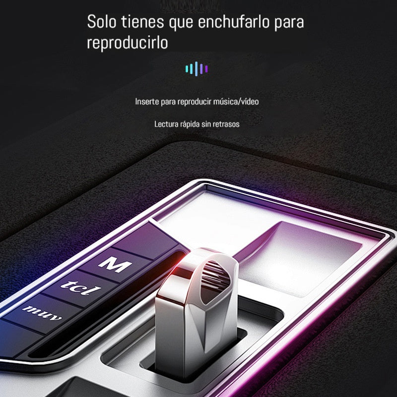 🚗🎵🎵【 64G】 【Unidad flash USB de música】contiene 4000 canciones, 300 MV y efectos de sonido 6D