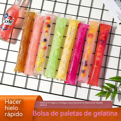 [100 piezas 23 euros]Bolsas desechables para moldes de paletas heladas