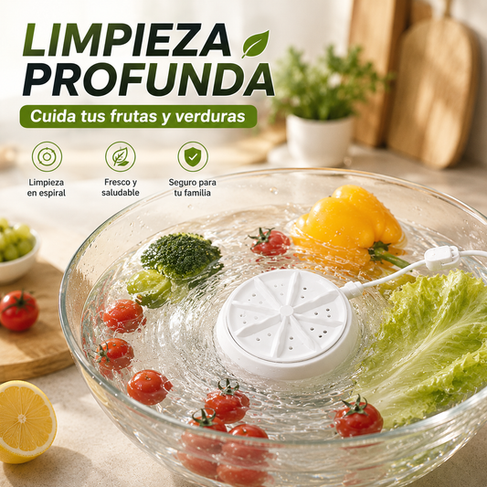 🍉🥬 Lavadora de frutas y verduras portátil y eficiente
