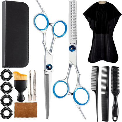 📢【14 piezas】⏰ Juego de tijeras de peluquería profesional