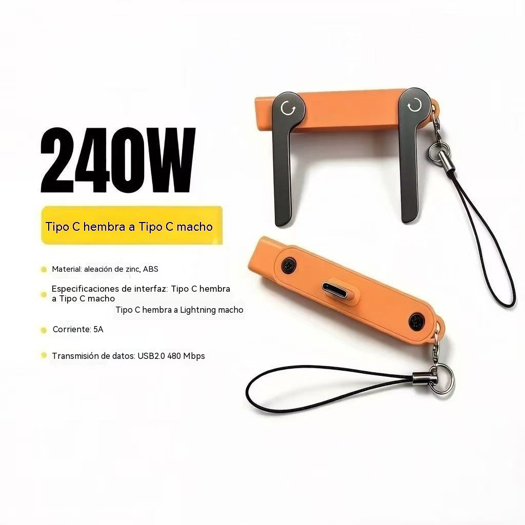 [Compra 1 y llévate 1 gratis]🔥 Dos artículos por 27 euros ⚡ Adaptador de soporte de carga plegable, que también se puede usar como soporte para teléfono