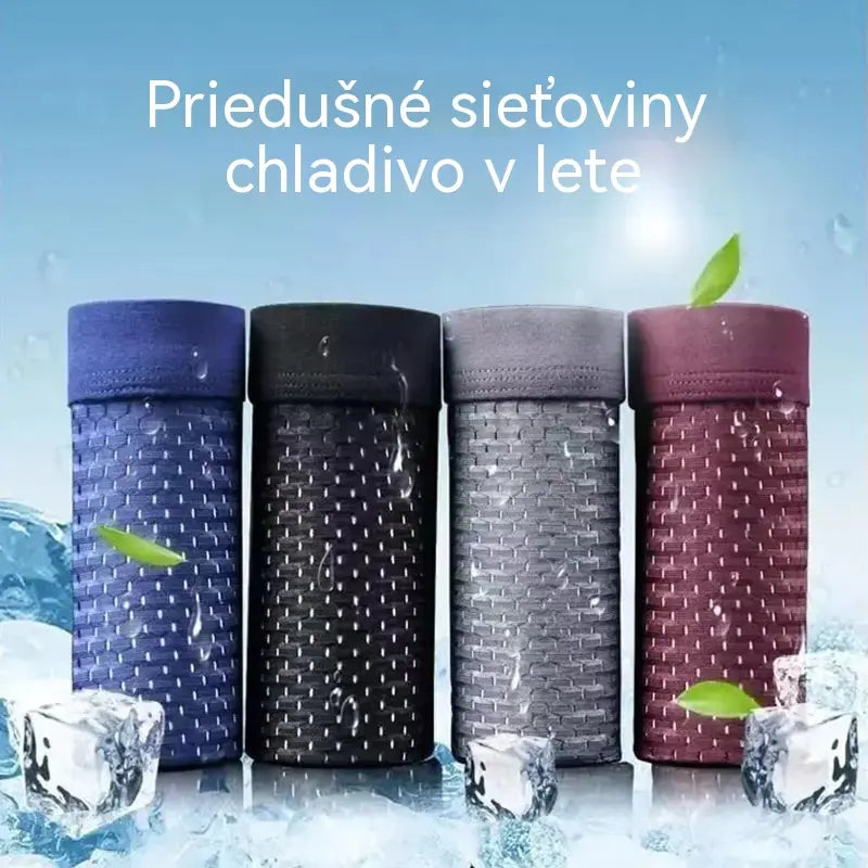 🔥【4 kusy za 26 eur】Priedušné a pohodlné sieťované boxerky pre mužov