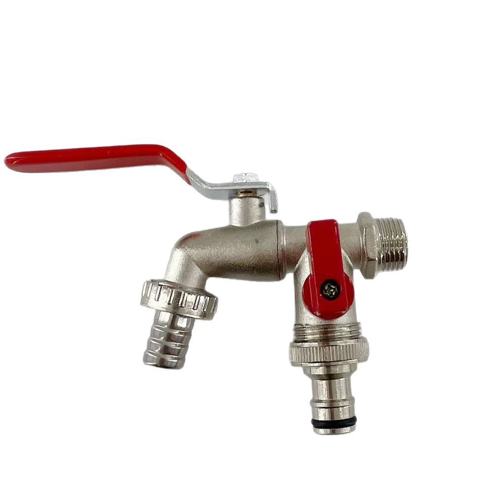 🔥Doble salida para uso exterior | Válvula antirretorno integrada y latón antihielo (UKCA/CE)🚰