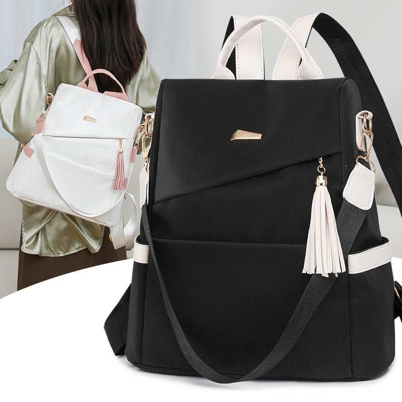 💓👜La nueva mochila de viaje de piel suave, con diseño moderno y gran capacidad, para dos usos.
