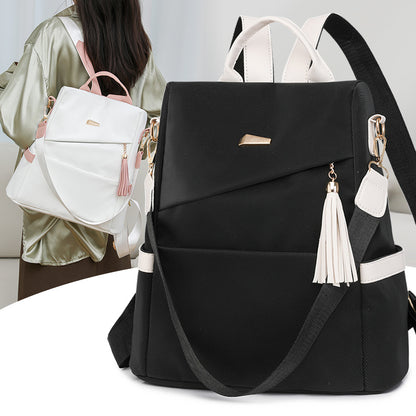 💓👜La nueva mochila de viaje de piel suave, con diseño moderno y gran capacidad, para dos usos.