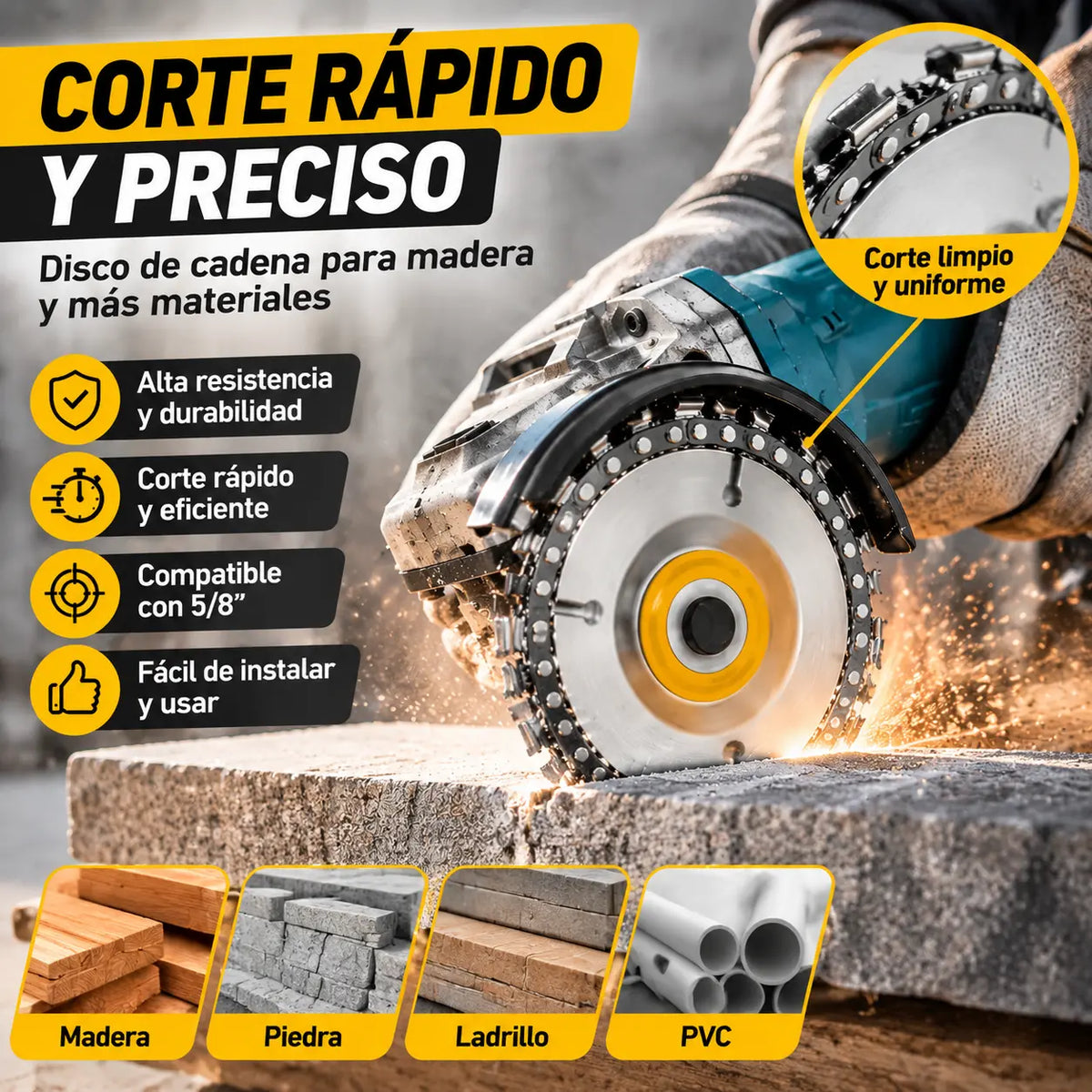 【Compre 1 y obtenga 1 gratis】【2 pieza】Hoja de motosierra de 4 pulgadas para amoladoras angulares: duradera, permite cortes suaves y un corte rápido y preciso de madera, PVC y plásticos.