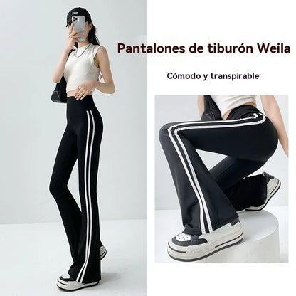 【M-4XL】【40-100kg】Nuevos pantalones casuales de cintura alta para mujer, tallas grandes, 2026