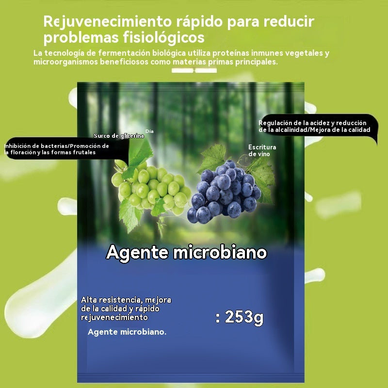 🍇【Compra 5 y llévate 5 gratis】🍇【10 bolsas】🍇Preparaciones biológicas de la uva｜Prevención de enfermedades fuertes｜Prevenir y controlar el oídio y aumentar la producción.