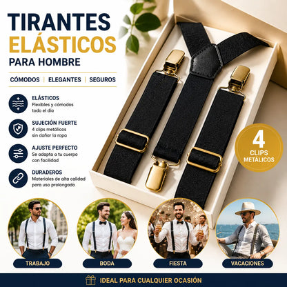 📢📢¡50% DE DESCUENTO! 🧷Corsés de hombre con espalda cruzada y clips🧷