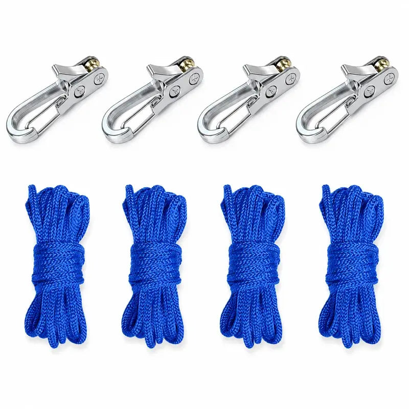 🔧🏕️ Tensor de Cuerda sin Nudos con Polea | Ajuste Rápido para Tiendas, Toldos y Equipamiento Exterior