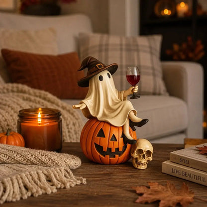 👻🍷 Noche de Vino Fantasma - Decoración de Halloween
