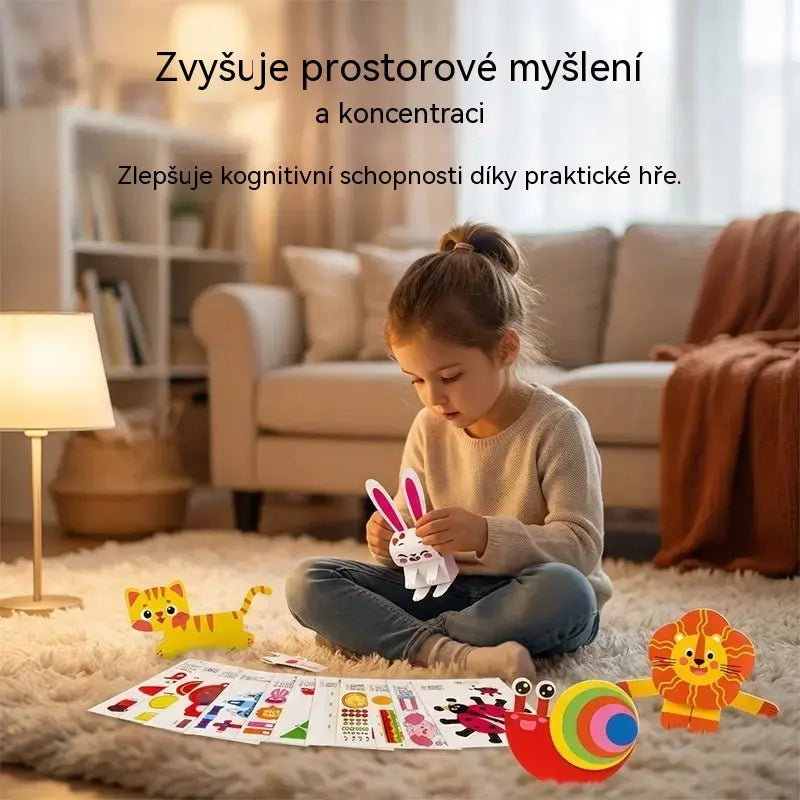 🎨 32 papírových 3D modelů k sestavení, skládání a zábavě
