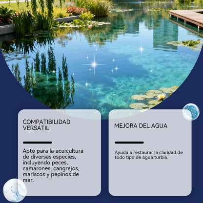 [2 piezas 26 euros]🌿 Claridad cristalina sin químicos agresivos. Seguro para peces, camarones, cangrejos y mariscos. ¡Oferta limitada!