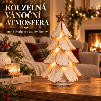 🎄💡Svítící vánoční ozdoba – anděl z pryskyřice