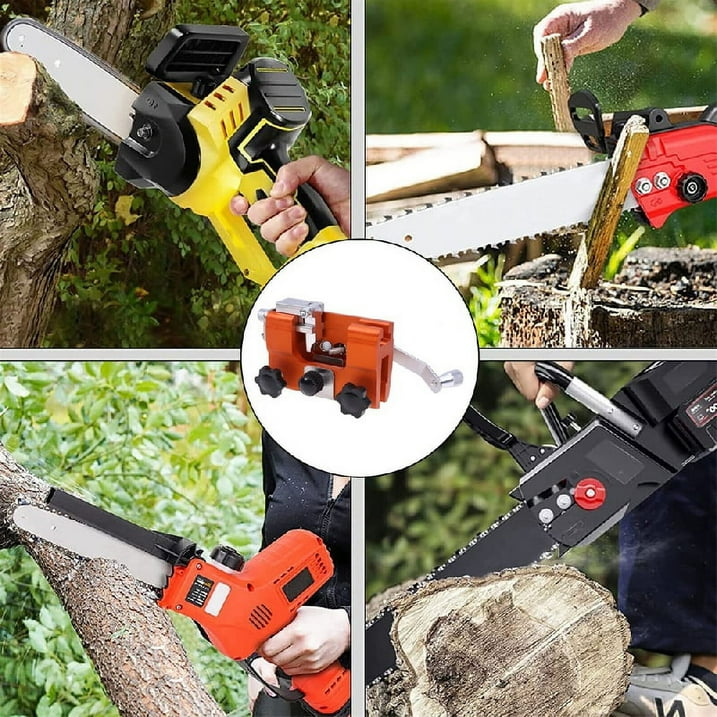 🧰【Compre 1 y obtenga 1 gratis】 Amoladora de cadena de motosierra, amoladora de rotación manual de cadena de motosierra