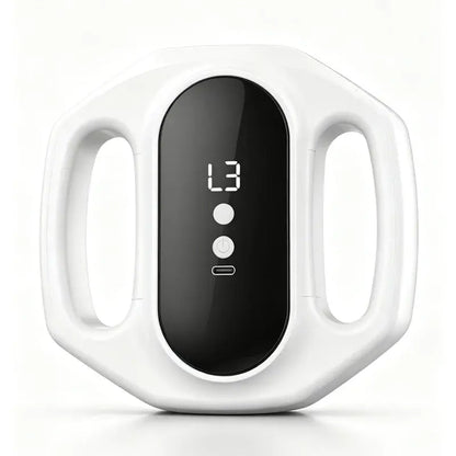 Dispositivo de masaje y quema de grasa abdominal: cinturón eléctrico ajustable para abdomen y cintura, tonificación muscular y eliminación de la barriga cervecera.