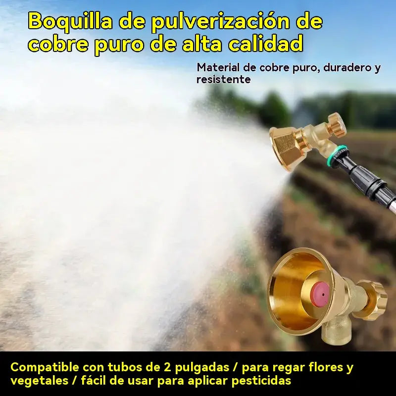 💦Boquilla de Riego Ajustable de Latón para Pulverizador Agrícola 🌾