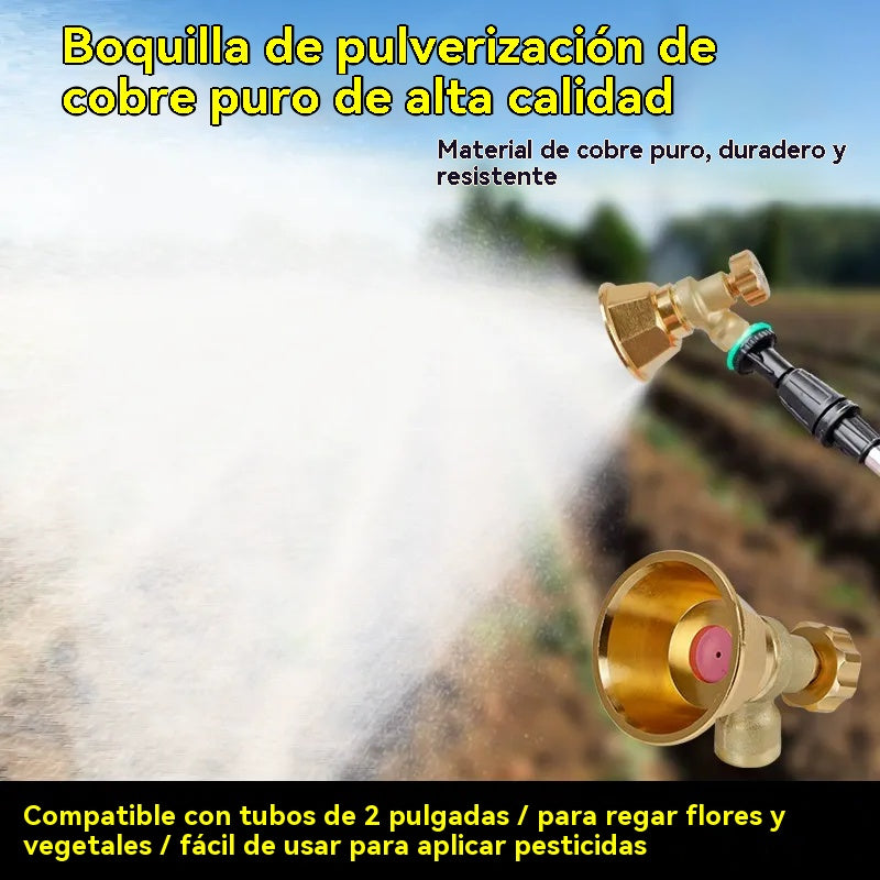 💦【50%OFF】Boquilla de Riego Ajustable de Latón para Pulverizador Agrícola 🌾