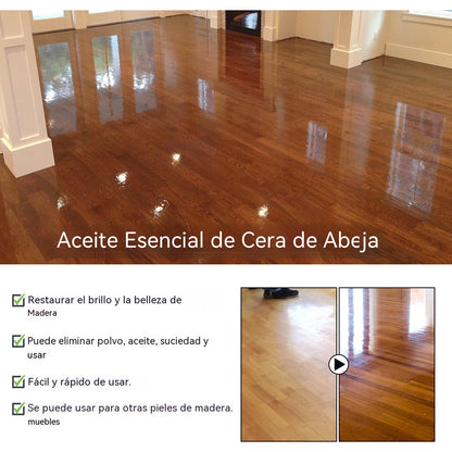 [50%OFF] 🔥Spray de cera de abeja natural micromolecular para el cuidado de muebles, mantenimiento y pulido de suelos.