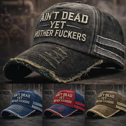 🎉Aún no estoy muerto, gorra de camionero vintage