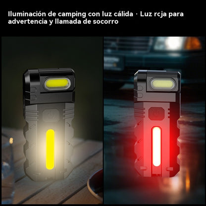 ¡50% de descuento! Luz de trabajo LED con cabezal giratorio de 180°