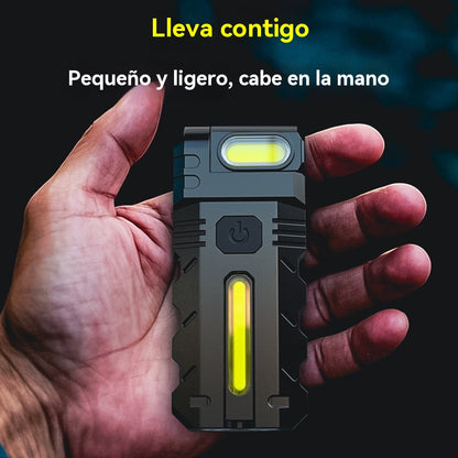 ¡50% de descuento! Luz de trabajo LED con cabezal giratorio de 180°