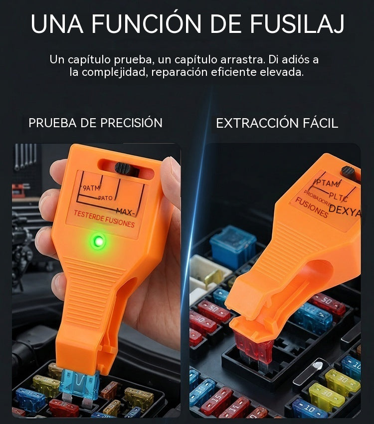 🔥Compra 1 y llévate 1 gratis🔥Probador y extractor de fusibles universal para automóviles (12-24 V CC)