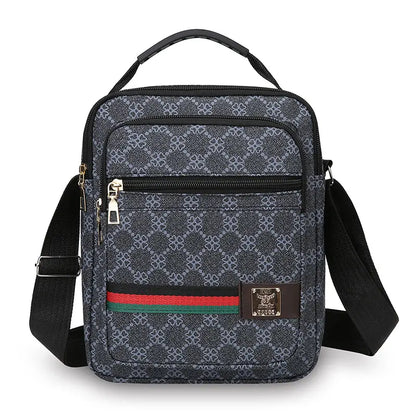 💞🧳Nuevo bolso de hombro para hombre de gran capacidad en piel sintética (PU)
