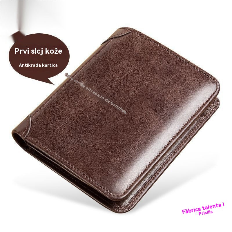 👝✨ Novi muški novčanik od prave kože sa zaštitom od krađe