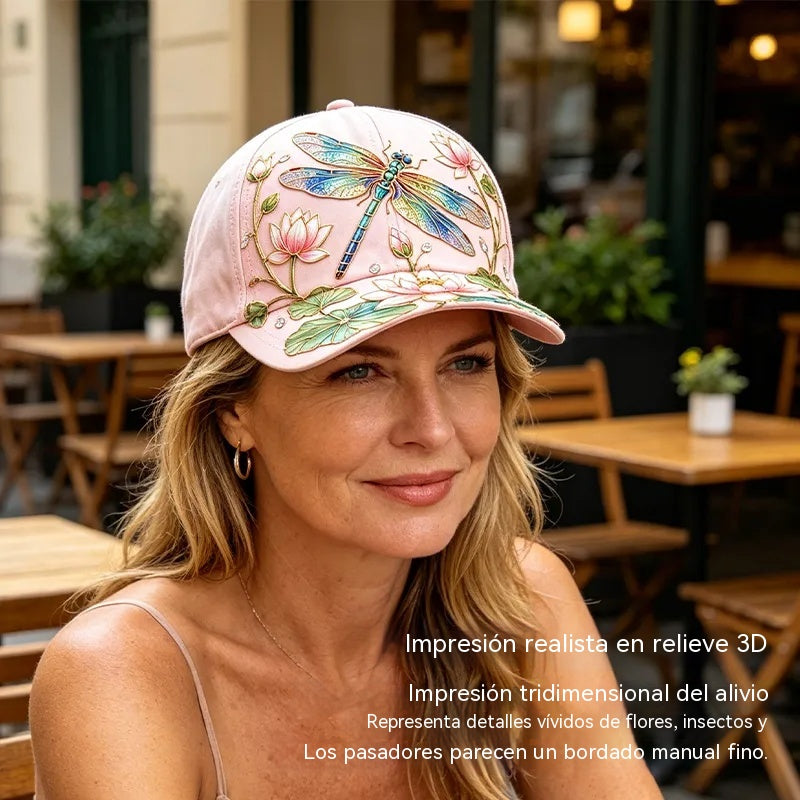 🧢Șapcă premium la modă cu broderie 3D, protecție solară și umbrire