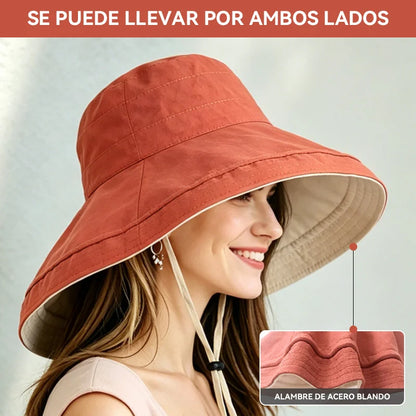 🥰👒Sombrero de sol fino de alta calidad para mujer, ideal para el verano.