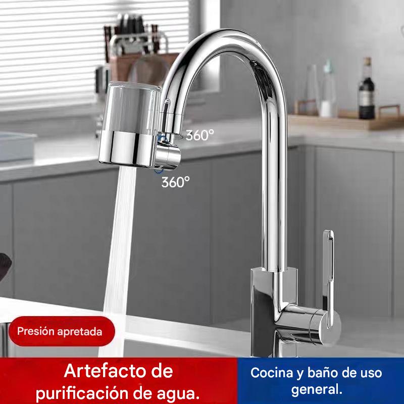 🚰🔥Extensión de protección contra salpicaduras para grifo de cocina, filtro universal, purificador de agua, amplificador de presión, boquilla giratoria de 360°, burbujeador