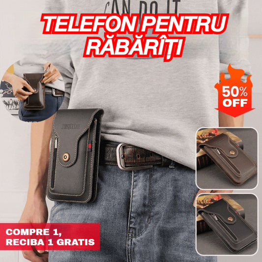 🔥📱Funda de piel para teléfono móvil para hombre