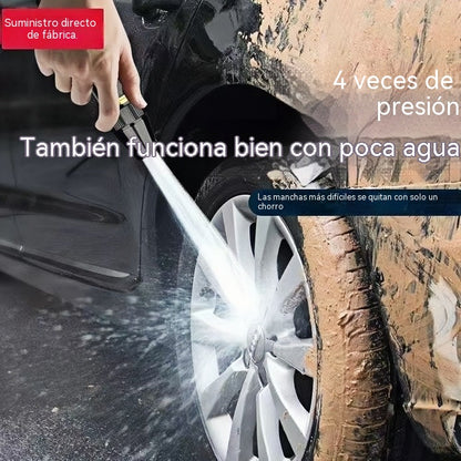 🚿 【1 juego de 2 piezas】🔥¡Último día de la oferta especial! 🔥💧 Pistola de agua a alta presión: para lavar coches, jardinería, 10 veces más presión, múltiples funciones ⚡