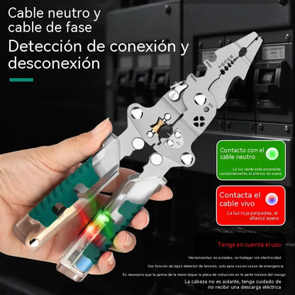 🛠️🛡️Destornillador comprobador de voltaje multifuncional plegable！！