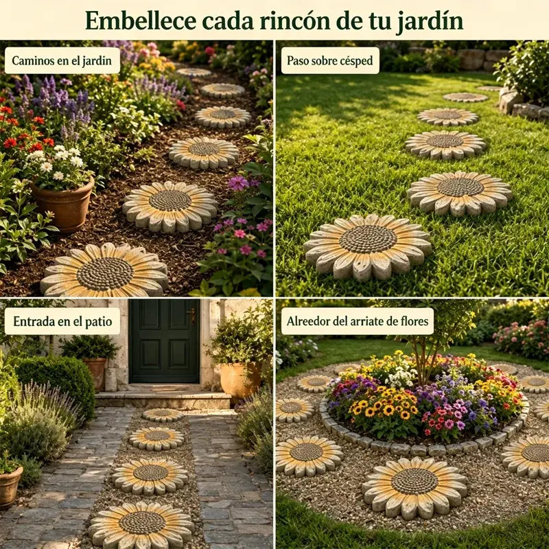 💥 ÚLTIMO DÍA: 49 % DE DESCUENTO - 🌻 Molde reutilizable para arte en el jardín: haz que tu jardín sea realmente único.