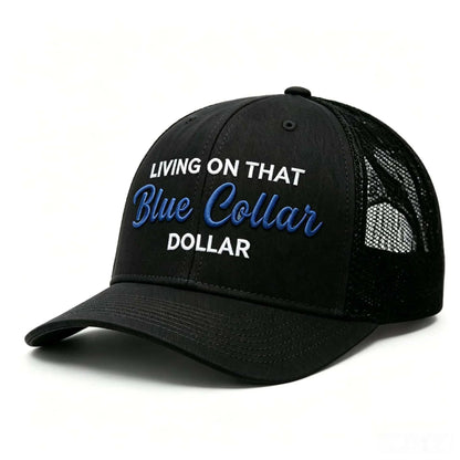 🧢Gorra de béisbol ajustable de malla con eslogan de estilo europeo y americano para ropa de trabajo.