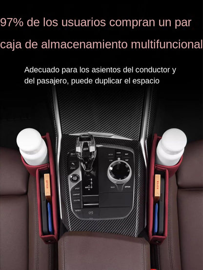 【50%OFF】🚗🚗Gap caja de almacenamiento de piel de vaca