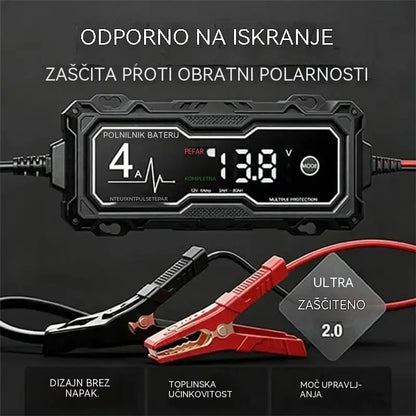 🔋 Pametni polnilnik za 12 V avtomobilske akumulatorje – polnite, testirajte in vzdržujte svoj akumulator! ⚡