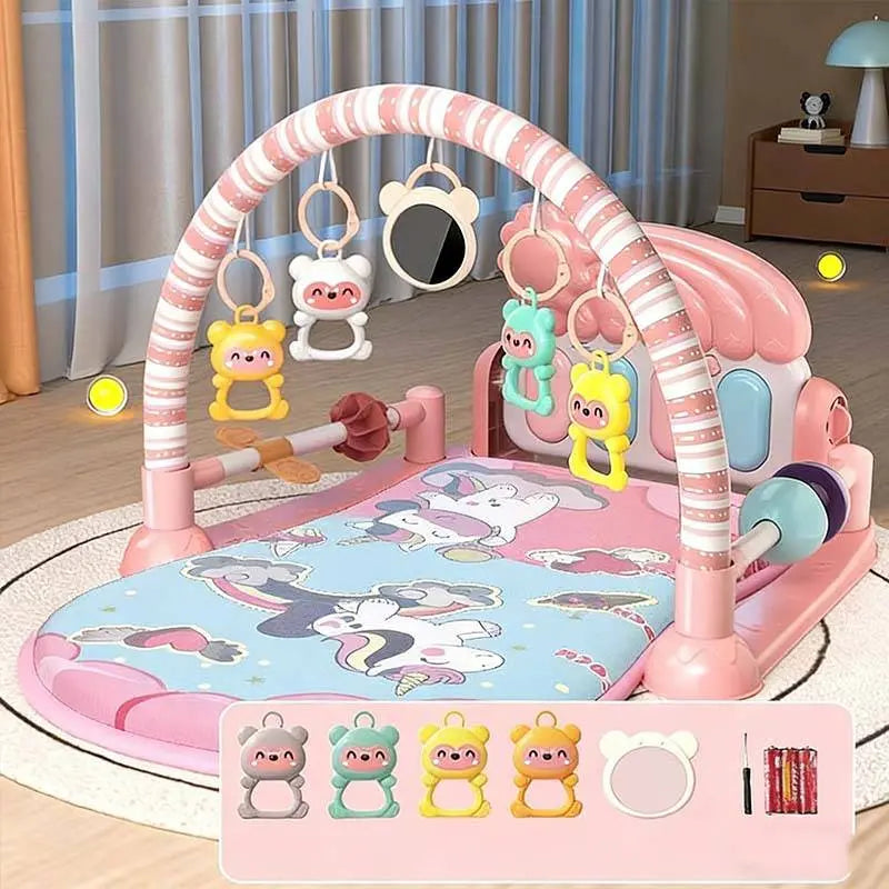 🎶Tapete para juego de piano 3 en 1: 👶¡Diversión sin fin para cada etapa del crecimiento de tu bebé!